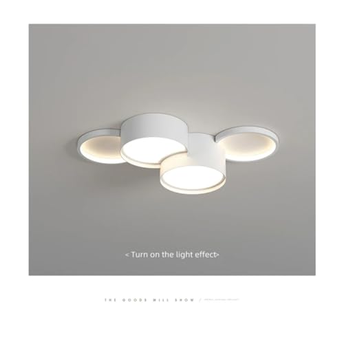 Genérico Candelabros regulables de Círculo Led moderno, lámpara colgante sencilla Compatible with comedor, sala de estar, ., accesorio de iluminación de techo, decoración del hogar