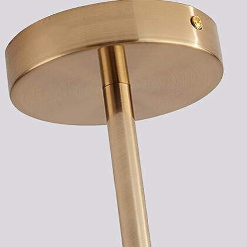 Genérico Lámpara de techo estilo candelabro de mediados de siglo estilo rústico compatible con accesorios de iluminación colgante,lámpara de araña