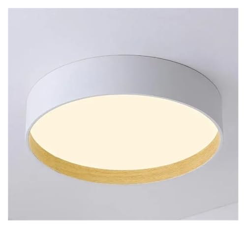 Genérico Lámpara de techo LED redonda simple y moderna, candelabro Compatible with sala de estar, ., estudio, accesorios de iluminación decorativos Compatible with interiores creativos