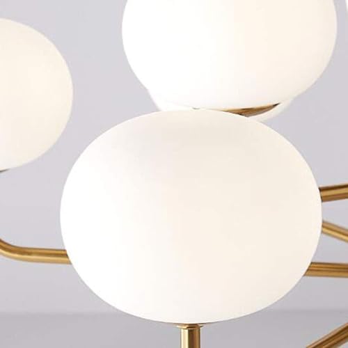Genérico Lámpara de techo estilo candelabro de mediados de siglo estilo rústico compatible con accesorios de iluminación colgante,lámpara de araña