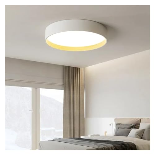 Genérico Lámpara de techo LED redonda simple y moderna, candelabro Compatible with sala de estar, ., estudio, accesorios de iluminación decorativos Compatible with interiores creativos