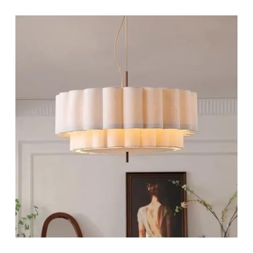 Genérico Lámparas colgantes modernas, candelabro de tela for sala de estar, comedor, dormitorio, accesorios de iluminación for interiores, lámpara colgante Retro Bohemia Iluminación de araña