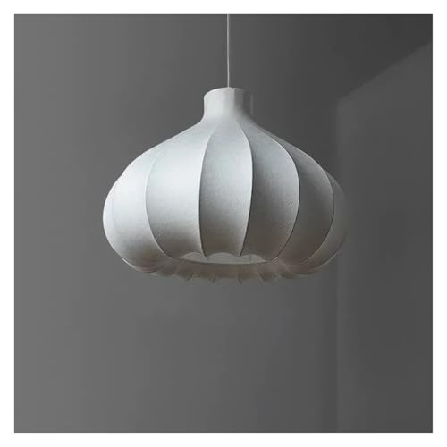 Genérico Luces colgantes de seda de cebolla japonesa estilo crema francés comedor cocina candelabro iluminación lámparas de dormitorio Accesorios