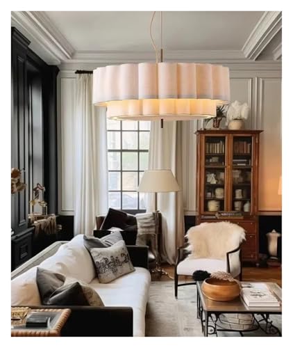 Genérico Lámparas colgantes modernas, candelabro de tela for sala de estar, comedor, dormitorio, accesorios de iluminación for interiores, lámpara colgante Retro Bohemia Iluminación de araña
