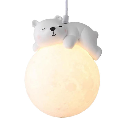 Lámpara colgante moderna,Lámpara de araña - Luces colgantes de animales para dormitorio - Lámpara colgante moderna, iluminación colgante redonda para habitación de niños y dormitorio de niñas